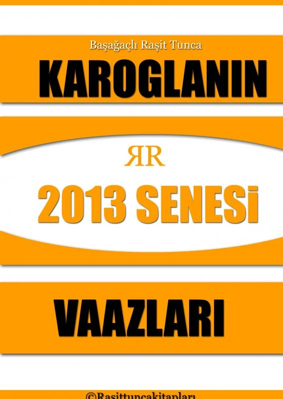 Rasit Tuncan n 2013 Senesinde Yapt    Tasavvufi Vaazlar – Ra?it Tunca – boek cover